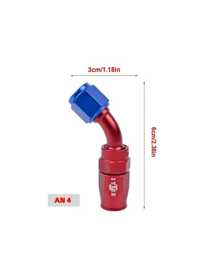 AN12 90 Degree Aluminum Swivel Hose End Fitting Universal Oil Fuel Adapter - Image 3